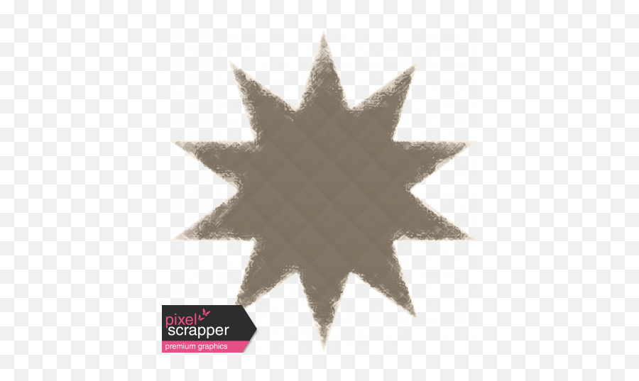 Textured Grunge Star 08 Graphic By Marisa Lerin Pixel - 10 Point Star Png,Grunge Texture Png