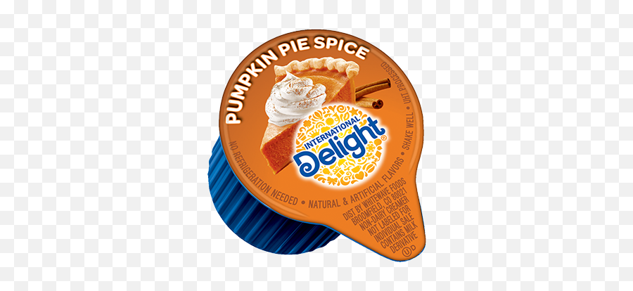 International Delight Coffee Creamer - International Delight Pumpkin Spice Creamer Png,Pumpkin Pie Png