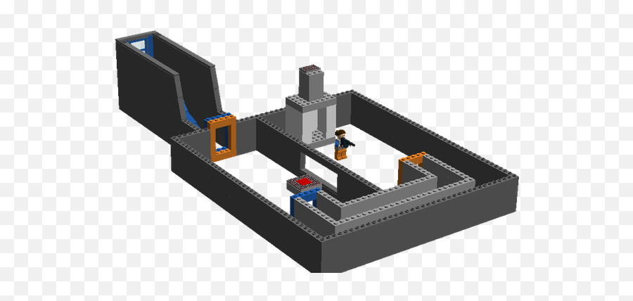 Lego Ideas - Portal 2 The First Test Architecture Png,Glados Transparent