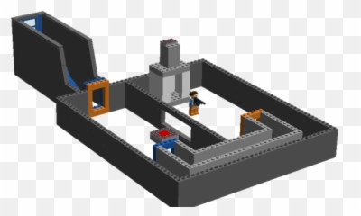 Lego Ideas - Portal 2 The First Test Architecture png
