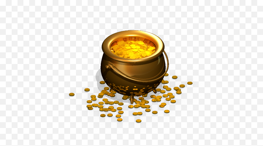 Pot Of Gold Transparent Png Image - Transparent Pot Of Gold Png,Pot Of Gold Png