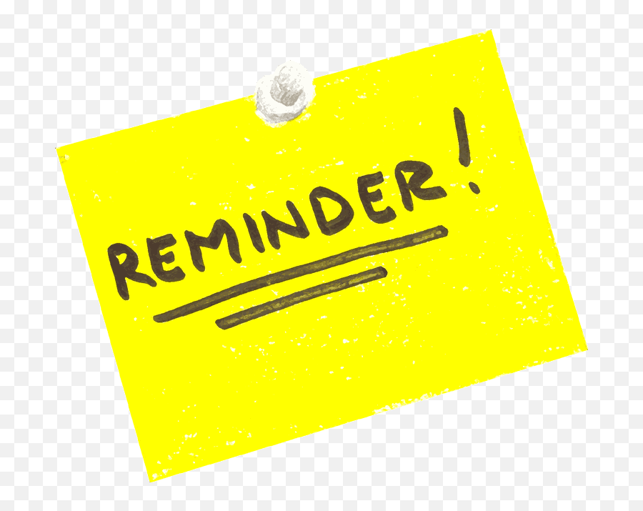 Png Meeting Reminder Clipart - Colorfulness,Reminder Png