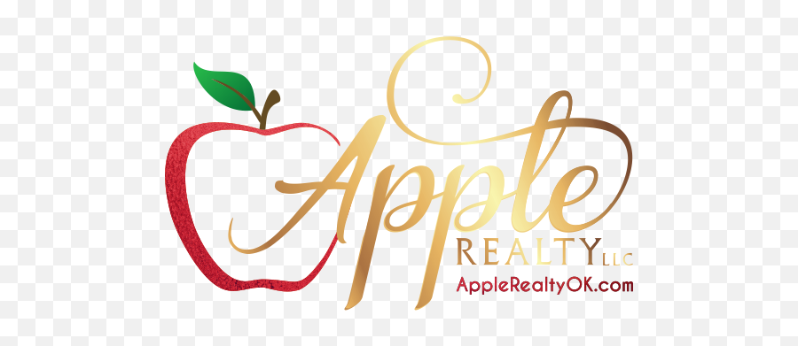 Oklahoma City Real Estate Apple Realty Inc - Calligraphy Png,Apple Logo No Background