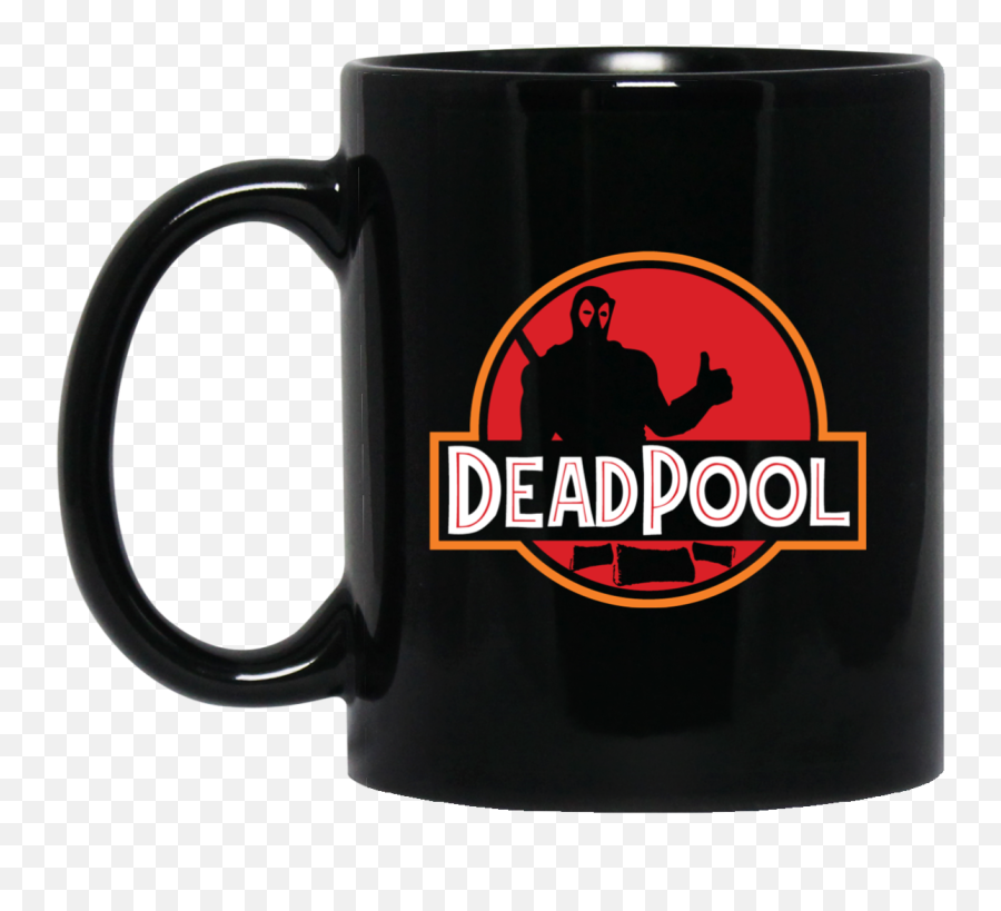 Deadpool Jurassic World Logo Mug - Mug Png,Deadpool Logos