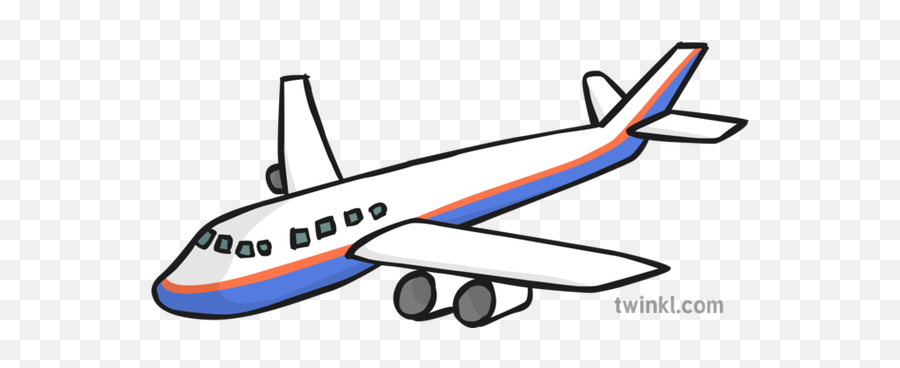 Jumbo Jet Plane Illustration - Twinkl Plane Png Twinkl,Jet Plane Png