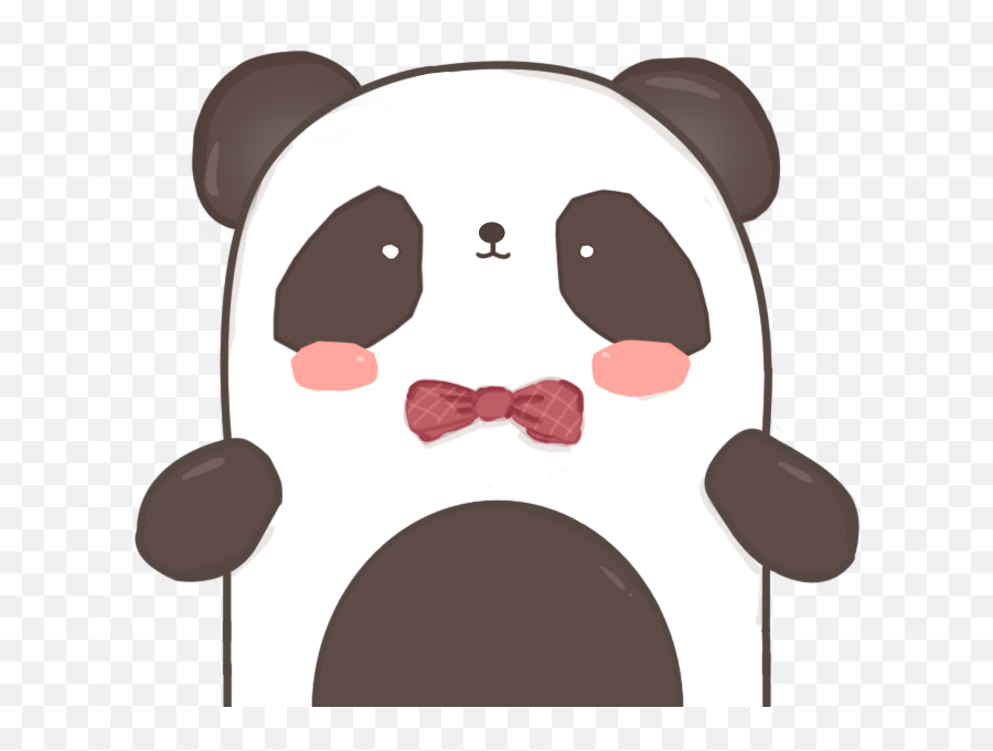 Panda And Cute Image - Love Tumblr Themes Transparent Clip Art Png,Panda Transparent Background