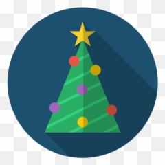 Christmas Decoration Green Star - Icon png