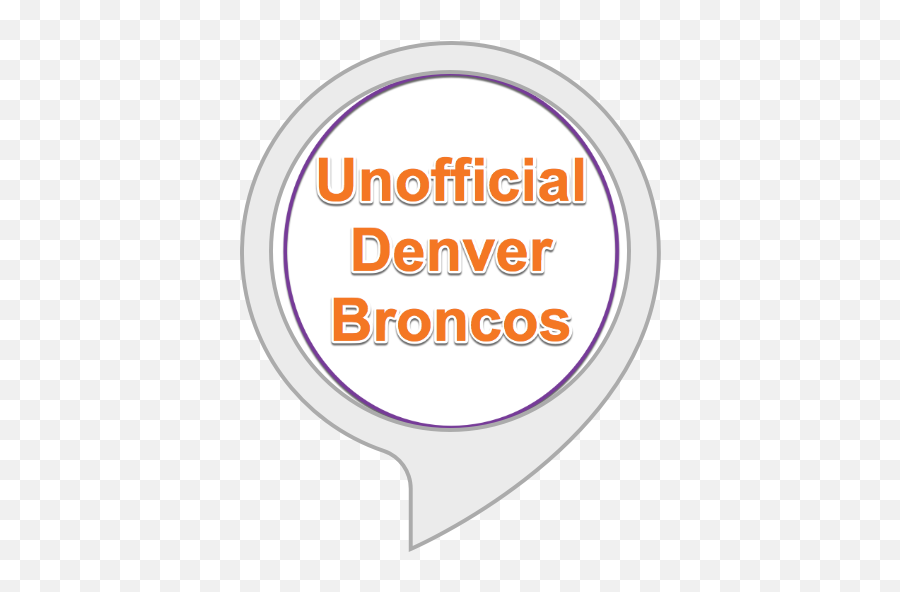Amazoncom Unofficial Denver Broncos Game Alexa Skills - Circle Png,Denver Broncos Logo Images