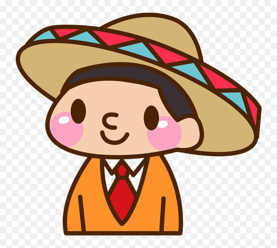 Download Sombrero Mexican Man Clipart Hd Png - Clip Art,Sombrero Clipart Png