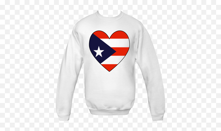 Heart Shaped Flag Of Puerto Rico In Red White And Blue With Png Cuban