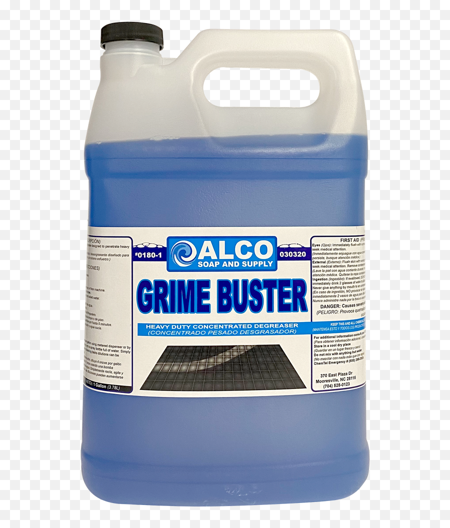 Grime Buster 4 - 1 Gallons Plastic Bottle Png,Grime Png