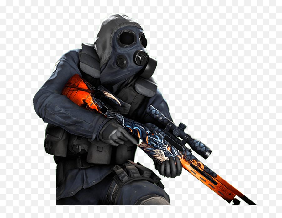 Download Hd Png Csgo - Cs Go Png Ct,Ak 47 Png