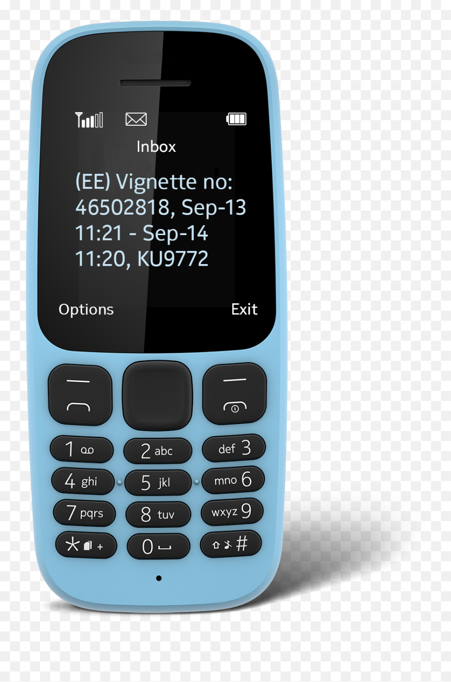 Smsvinjetes - Phone Nokia 105 Png,Vignette Transparent