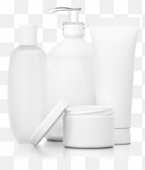 Natural Skincare Contract Manufacturer - White Cosmetic Container Png Transparent,Bottles Png