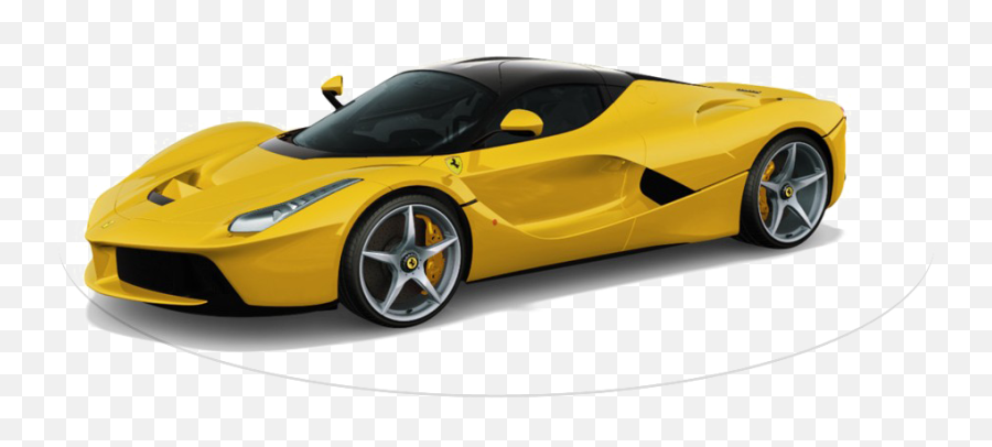 Yellow Ferrari Transparent Images - Yellow Ferrari Laferrari Png,Ferrari Transparent