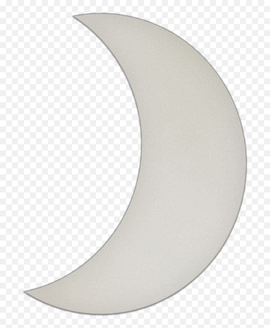 85 X 115 Specialty Shape Aluminum Sign Blank - Crescent Moon Eclipse Png,Crescent Moon Transparent