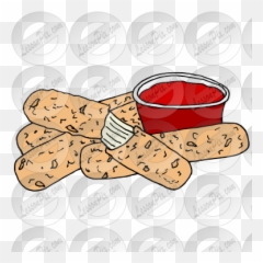 Mozzarella Sticks Picture For Classroom Therapy Use - Mozzarella Sticks Clipart Black And White Png,Mozzarella Sticks Png