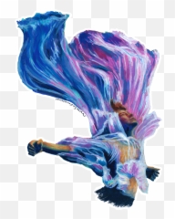 Hey Harries I Painted A Falling Harry - Falling Harry Styles Painting Png,Harry Styles Png