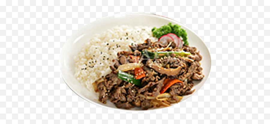 Download Bulgogi Rice Bowl - Bulgogi Png Image With No Bowl,Rice Hat Png