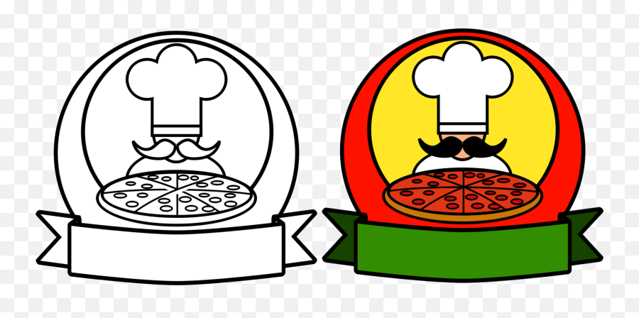Double Pizza Logo Free Svg - Chef Logo Pizza Png,Public Domain Logos