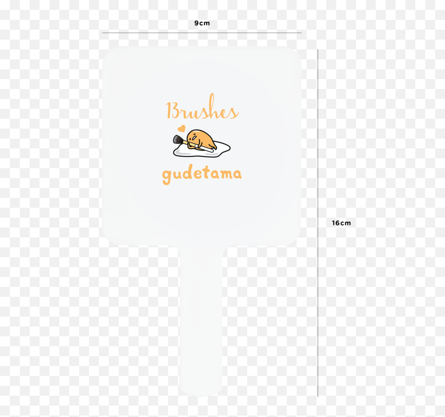 Download Hd Gudetama Mirror - Brush Bolster 13rushes Solid Png,Gudetama Transparent