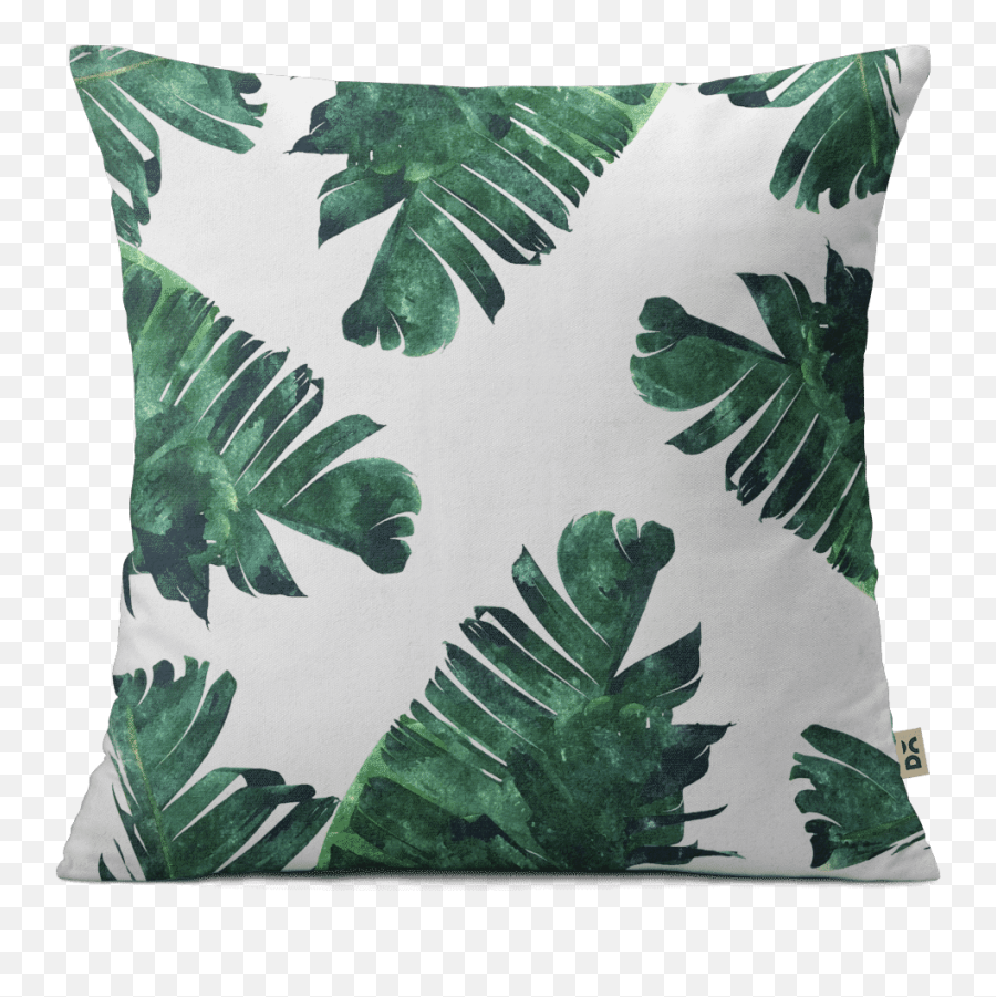 Download Hd Dailyobjects Banana Leaf Watercolour 12 Cushion - Banana Leaves Painting Png,Palm Tree Leaves Png