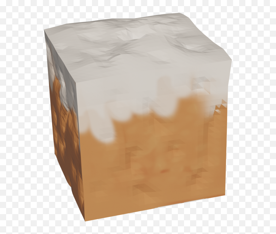 Minecraft Snowy Grass Block I Made Using Blender - Dairy Product Png,Minecraft Grass Block Transparent