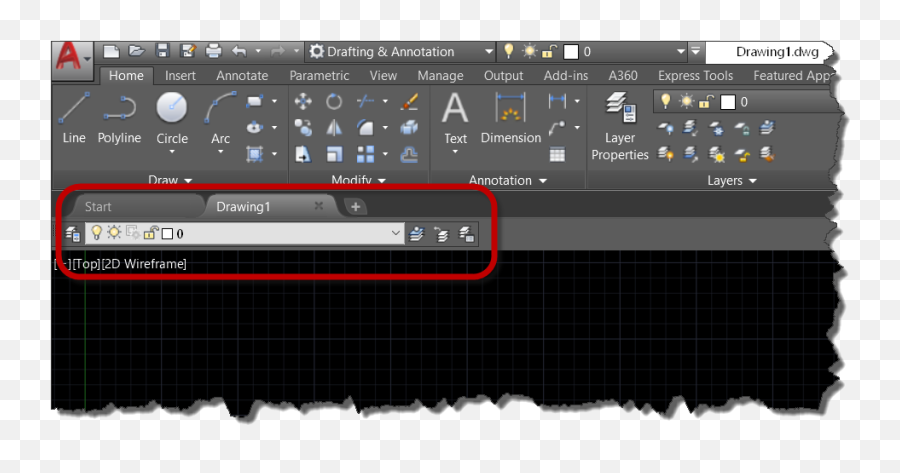 Autocad Add A Layers Toolbar To Your Workspace - Autocad Toolbar Png,Toolbars Icon