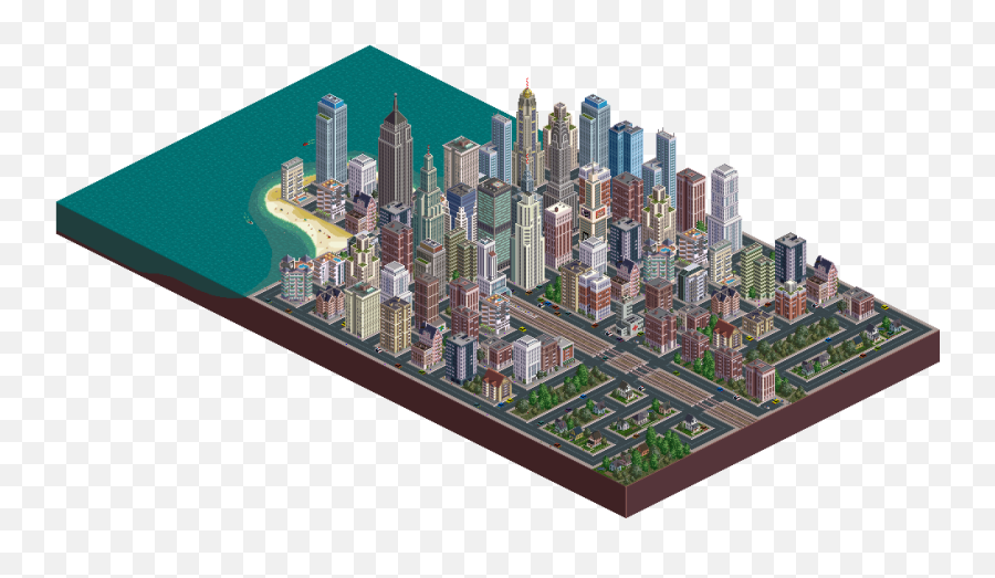 Tiny City Iso Pixeljoint - Pixel Iso Png,Simcity 2000 Icon