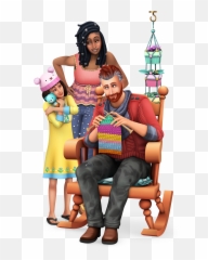 The Sims 4 Nifty Knitting Official Logo Box Art Icon And - png