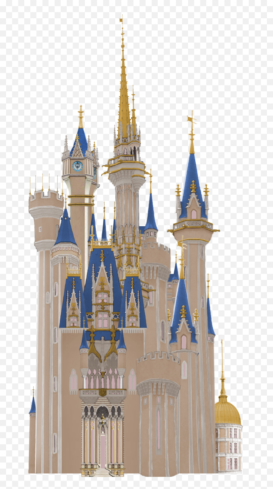 Kingdom Hearts Cinderella Castle - Kingdom Hearts Disney Castle Png,Disney Castle Transparent Background