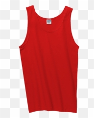 Gildan Red Tank Top Clipart - Active Tank Png,Tank Top Png