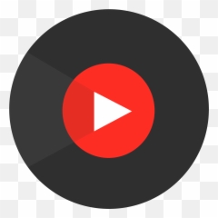 Youtube Music Logo - Yt Negro png