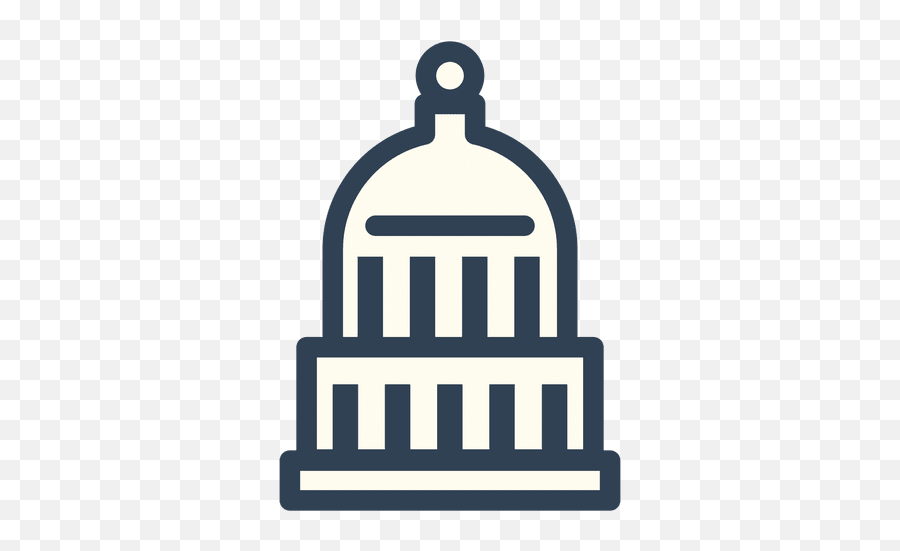 Usa Capitol Stroke Icon - Capitol Icon Png,Usa Icon Vector