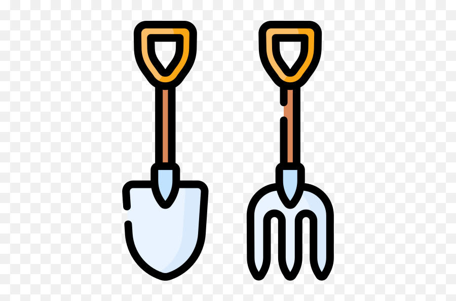 Shovel Work Tool Spade White - Cultivating Tools Png,Snow Shovel Icon