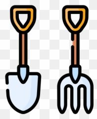 Shovel Work Tool Spade White - Cultivating Tools png