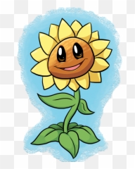 Download Plants Vs Zombies Clipart Sunflower - Cartoon png