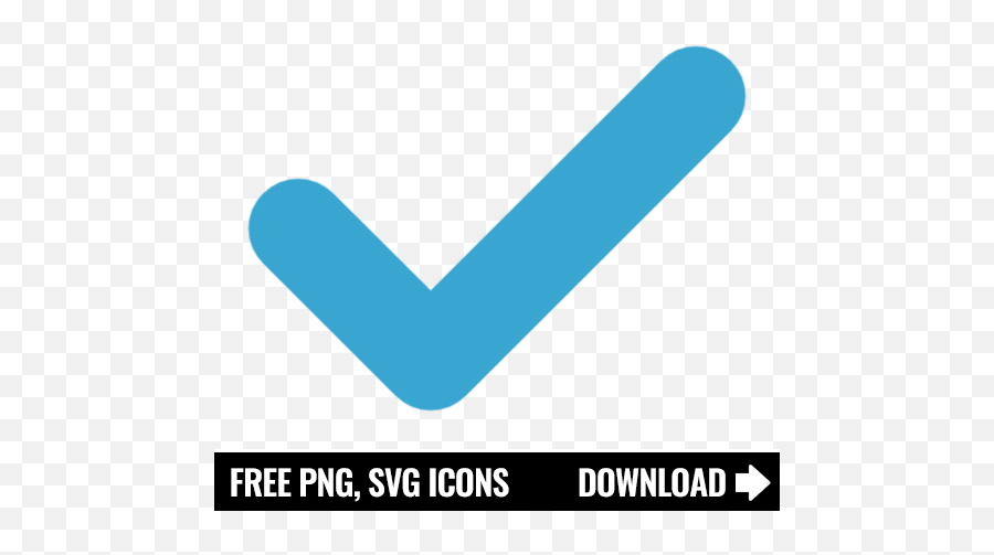Free Check Mark Icon Symbol Png Svg Download - Horizontal,White Check Mark Icon
