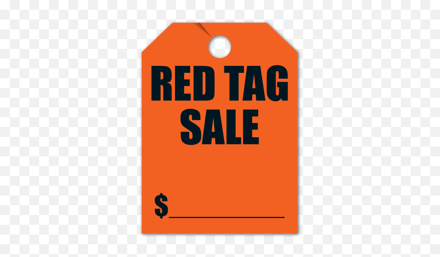 280 Mirror Hang Tags Red Tag Sale 50pack - Graphic Design Png,Red Tag Png