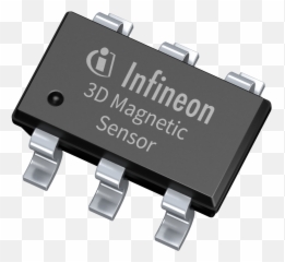 Infineon - 3D Magnetic Sensor TLV493DA1B6 RUTRONIKTEC png