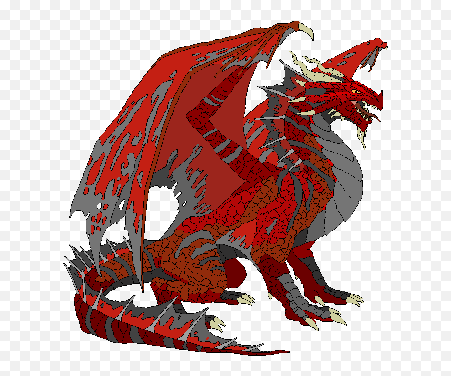 Pixilart - Ancient Red Dragon Uploaded By Chokenstroke Dragon Png,Red Dragon Png