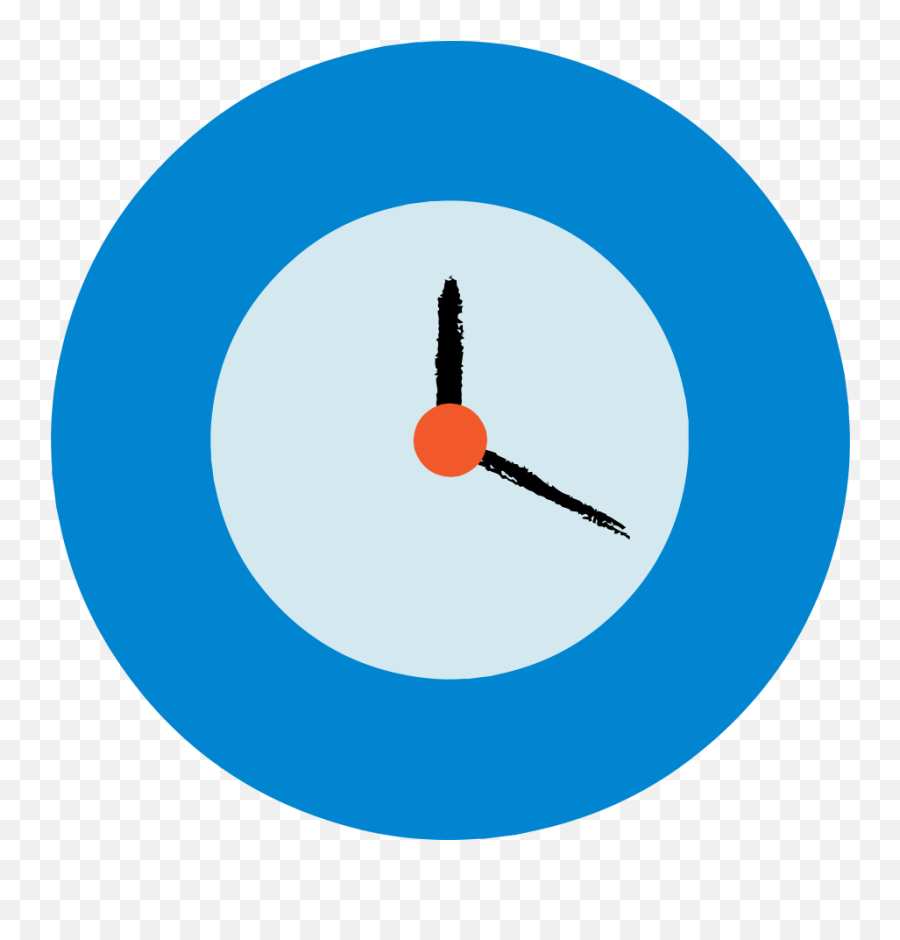 Clock Illustration In Png Svg - Dot,Time Clock Icon