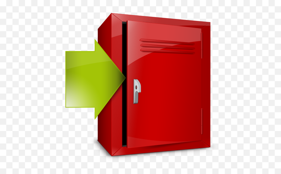 Red Locker Download Icon Png Clipart Image Iconbugcom - Red Locker Clipart,Red Download Icon