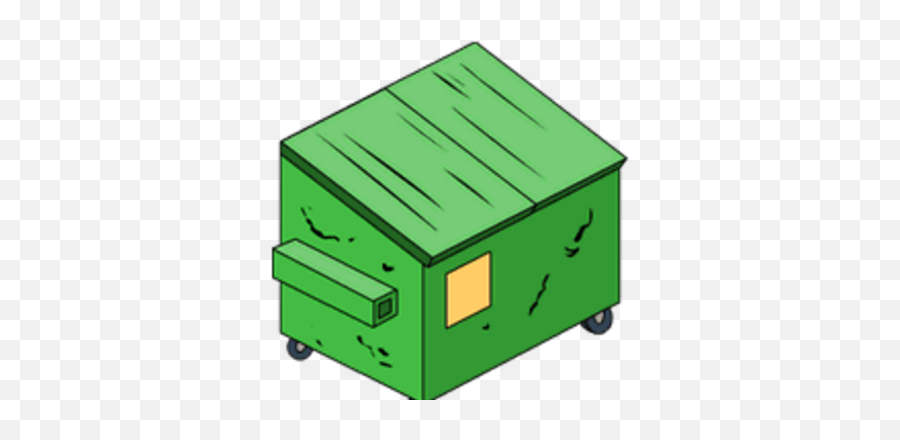 Dumpster Green The Simpsons Tapped Out Wiki Fandom - Simpsons Dumpster Png,Dumpster Icon