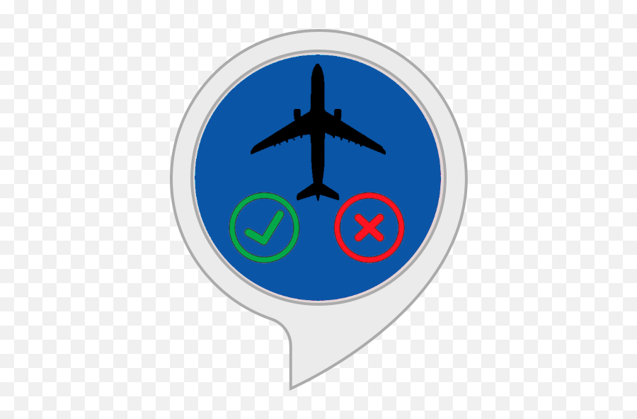 Amazoncom Aviation Quiz Alexa Skills - Aircraft Icon Top View Png,Destination Icon Png