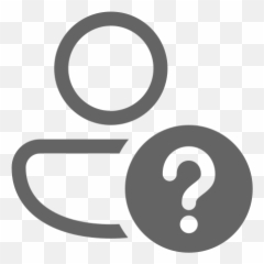 Person Question Mark Regular Free Icon Of Fluent Line 20px Png