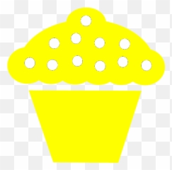 Yellow Cupcake Icon - Free yellow food icons png