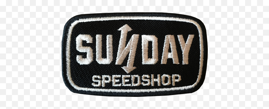 Sunday Speedshop Patch - Fleche Noir Label Png,Fleche Png