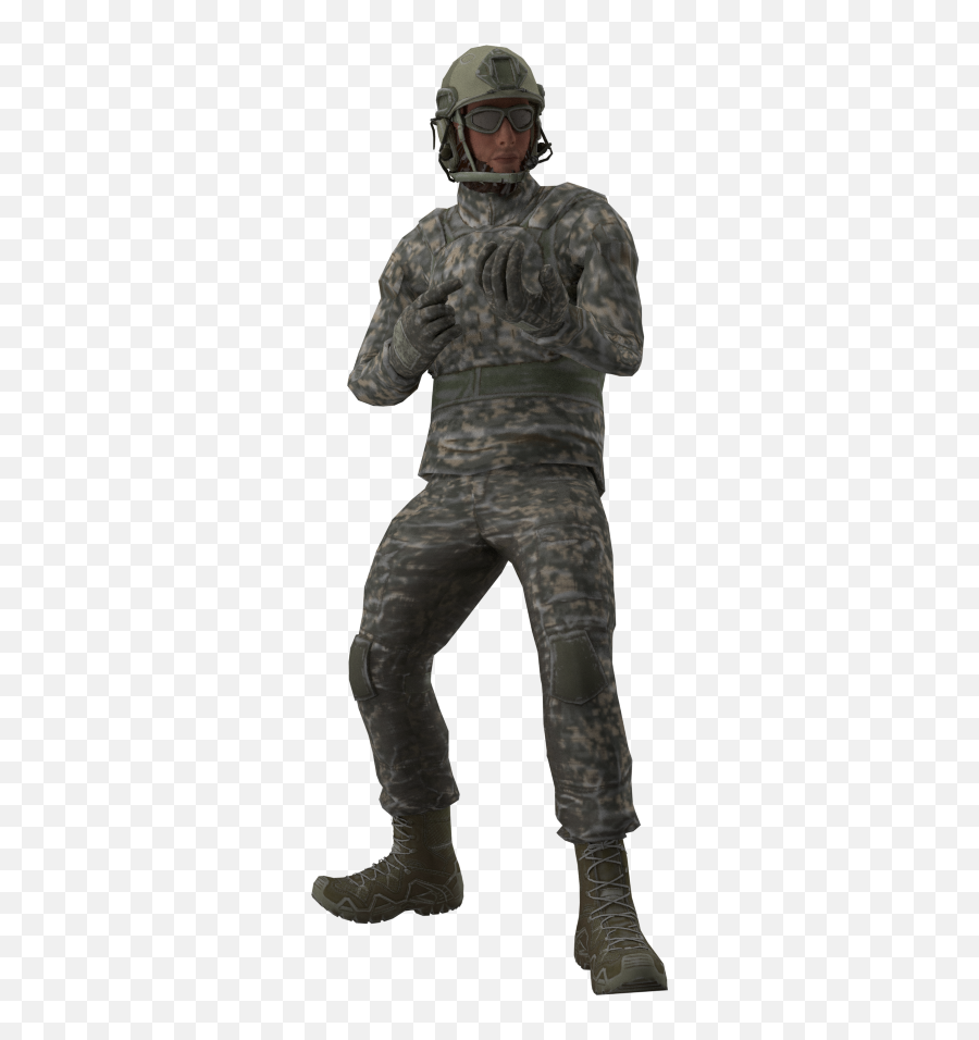 Army Character - Finished Projects Blender Artists Community Soldier Png,Army Helmet Png