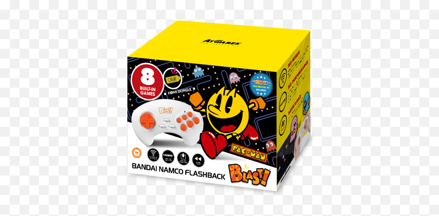 Like New Bandai Namco Flashback Pac - Man Blast 8 Great Games Bandai Namco Flashback Blast Png,Dig Dug Png
